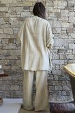 Rustic Nature Bubble Cotton Waterfall Jacket Washed Oat